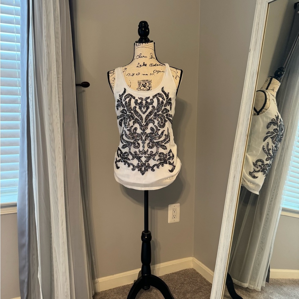NWOT EXPRESS SEQUINED TOP